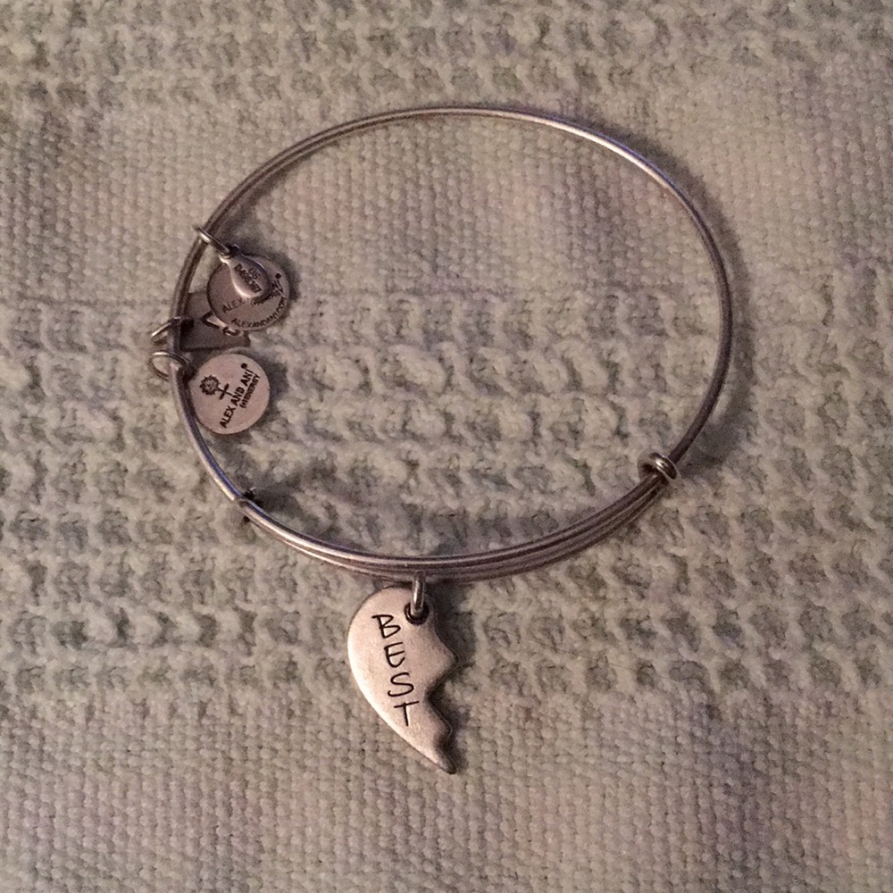 Alex and Ani “best” bangle in silver